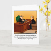 Carte de voeux pour Humour de retraite amusant (Fleur jaune)