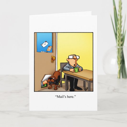 Carte de voeux pour Humour en contact (Devant)