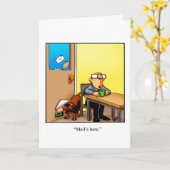 Carte de voeux pour Humour en contact (Fleur jaune)