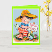 Carte de voeux pour jeune homme ! (Fleur jaune)