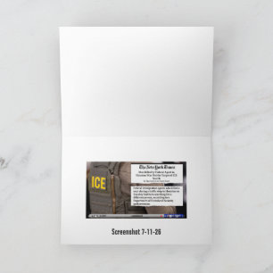 Carte de vœux pour journaliste du système d'alerte