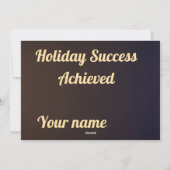 Carte de vœux pour joyeux (Dos)