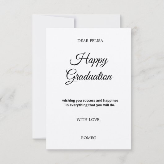 Carte de voeux pour la certification (Devant)