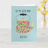 Carte de voeux pour la charité (Fleur jaune)