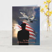 Carte de voeux pour la commission de l'Armée de (Fleur jaune)