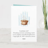 Carte de voeux pour la coupe du café (Dos)