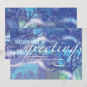 Carte de voeux pour la famille des vacances HITER (Devant / Derrière)