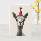 Carte de voeux pour la fête d'anniversaire du cham (Fleur jaune)