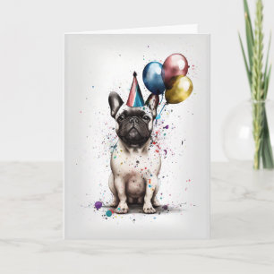 Carte de voeux pour la fête de Bulldog