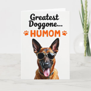 Carte de vœux pour la fête de la maman chien
