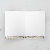 Carte de vœux pour la fête de l'Indépendance (Intérieur)