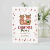 Carte de vœux pour la fête de Noël (Debout devant)