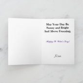 Carte de voeux pour la fête de St. Urho pour les a (Intérieur)