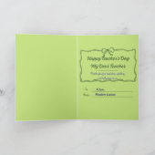 carte de vœux pour la fête des enseignants (Intérieur)