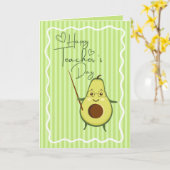 carte de vœux pour la fête des enseignants (Fleur jaune)