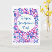 Carte de voeux pour la fête des grands-parents (Fleur jaune)