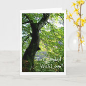 Carte de voeux pour la fête des grands-parents - p (Fleur jaune)