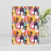 Carte de voeux pour la fête des mères (Debout devant)