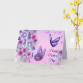 Carte de vœux pour la fête des mères (Fleur jaune)