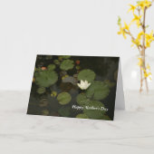 Carte de voeux pour la fête des mères (Fleur jaune)