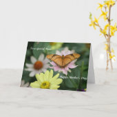 Carte de voeux pour la fête des mères (Fleur jaune)