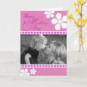 Carte de voeux pour la fête des mères (Fleur jaune)