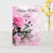 Carte de voeux pour la fête des mères (Fleur jaune)