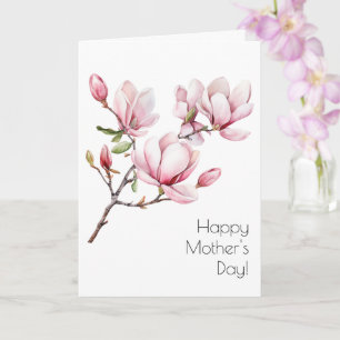 Carte de voeux pour la fête des mères de Magnolia
