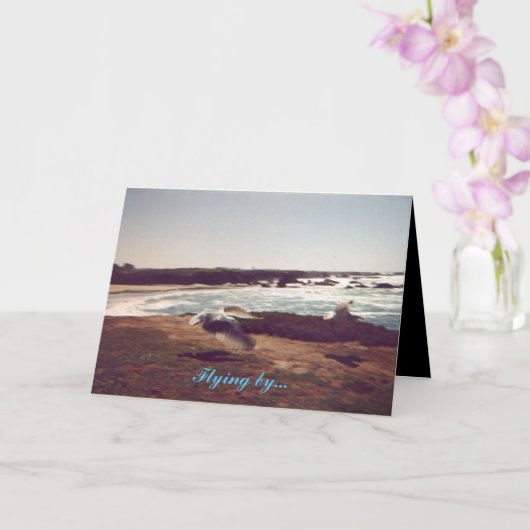 Carte de voeux pour la fête des mères "Flying By" (Orchidée)