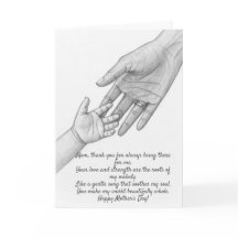 Carte de vœux pour la fête des Mères – Je t'aime M
