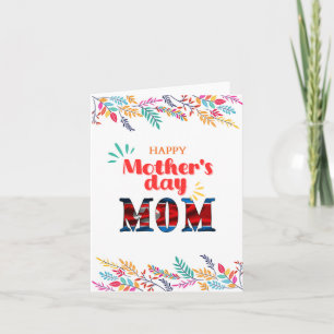Carte de voeux pour la fête des mères "Maman de Co