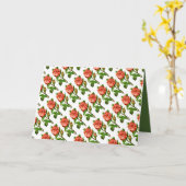 Carte de voeux pour la fête des mères Roses rose (Fleur jaune)