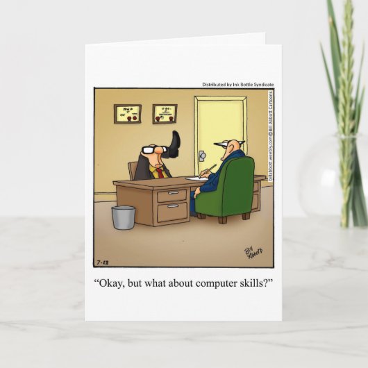 Carte de voeux pour la journée de Techies amusante (Devant)