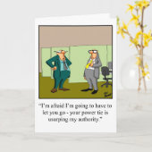 Carte de voeux pour la journée des patrons (Fleur jaune)