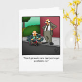 Carte de voeux pour la journée des patrons (Fleur jaune)