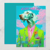 Carte de vœux pour la journée du chien – Cadeau dr (Devant / Derrière)