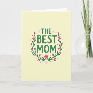 Carte de vœux pour la meilleure maman