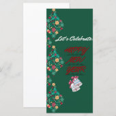 Carte de voeux pour la nouvelle année (Devant / Derrière)