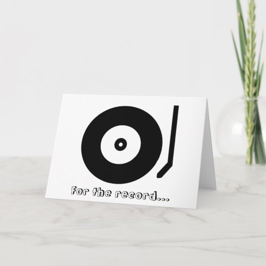 Carte de vœux : Pour la postérité... Je t'aime ! (Devant)