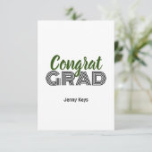 carte de voeux pour la remise des diplômes (Debout devant)