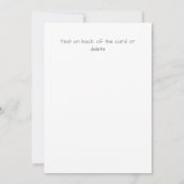 Carte de voeux pour la remise des diplômes de doct (Dos)