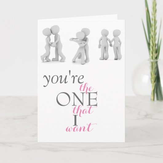 Carte de voeux pour la Saint-Valentin (Devant)