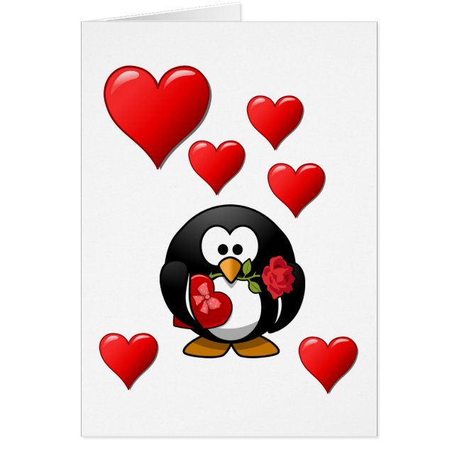 Carte de voeux pour la Saint-Valentin (Devant)