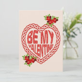 Carte de vœux pour la Saint-Valentin (Debout devant)