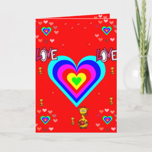 Carte de voeux pour la Saint-Valentin
