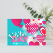 Carte de voeux pour la Saint-Valentin (Debout devant)