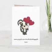 Carte de voeux pour la Saint Valentin (Dos)