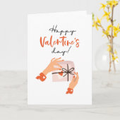 Carte de vœux pour la Saint-Valentin (Fleur jaune)