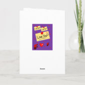 Carte de voeux pour la Saint-Valentin (Dos)