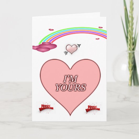 Carte de voeux pour la Saint-Valentin (Devant)